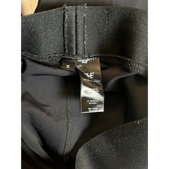 Heroine Sport Strike Leggings Mix Metal Black Size S Womens 25" - Picture 8 of 9